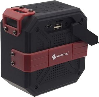 Беспроводная колонка NewRixing NR-103 (черный/красный)