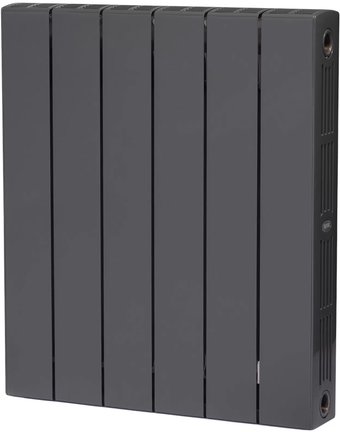 Биметаллический радиатор Rifar SUPReMO 800 (6 секций, титан)