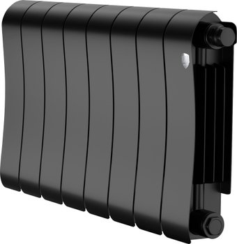 Биметаллический радиатор Royal Thermo Infinity 300 Noir Sable VR80 - 8 секций