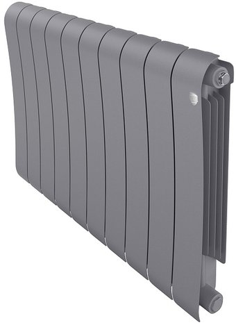 Биметаллический радиатор Royal Thermo Infinity 500 Silver Satin (10 секций)