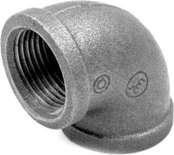 Фитинг Fittex PLUS Угольник сантехнический Ду 40 (1 1/2") ВР/ВР 027-1571 (чугун)