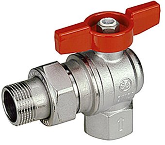 Фитинг Giacomini Кран шаровой угловой с отводом R789 1/2"F x 1/2"M R789X003