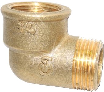 Фитинг Цветлит Угольник муфто-цапковый DN15 1/2"