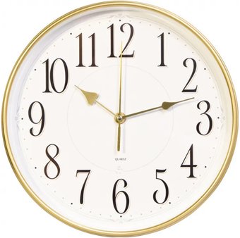 Настенные часы Бюрократ WallC-R76P (белый)