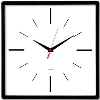 Настенные часы Бюрократ WallC-S61P30/Black