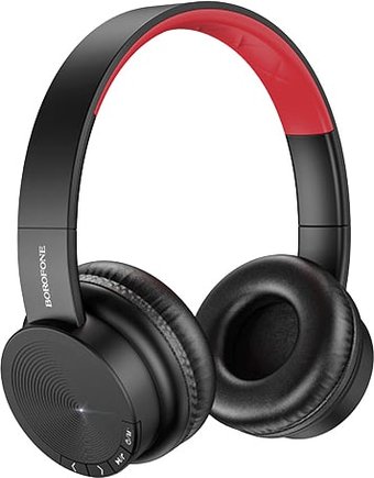 Наушники Borofone BO11 (черный/красный)