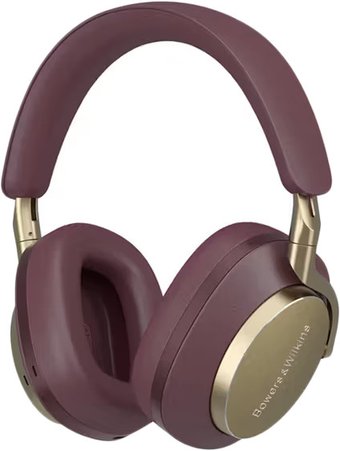 Наушники Bowers & Wilkins PX8 (бордовый/золотистый)