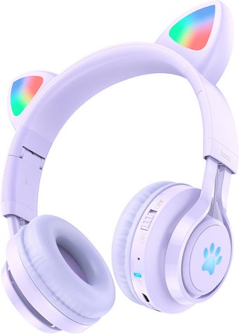 Наушники Hoco W39 (сиреневый)