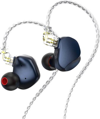 Наушники TRN VX Pro (темно-синий, без микрофона)