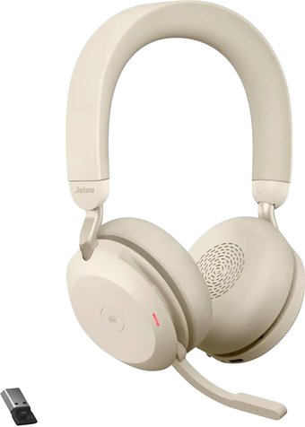 Офисная гарнитура Jabra Evolve2 75 MS Stereo USB-A (бежевый)