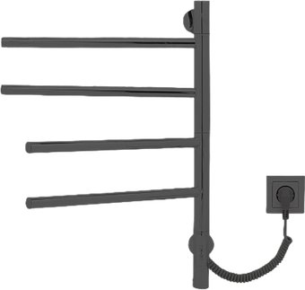 Полотенцесушитель Gloss & Reiter E2.L.43x60.F4 (таймер, муар черный)