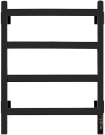 Полотенцесушитель Granula Квадро 40x60 (терморегулятор, черный матовый)