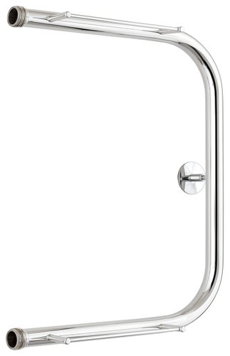 Полотенцесушитель Стилье П-образный 2 полки 500х400 резьба-сгон 1" 00012-5040