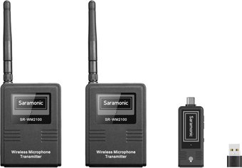 Радиосистема Saramonic SR-WM2100 U2 (TX+TX+RX)