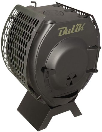 Свободностоящая печь-камин Березка Bulik 100 с экранами