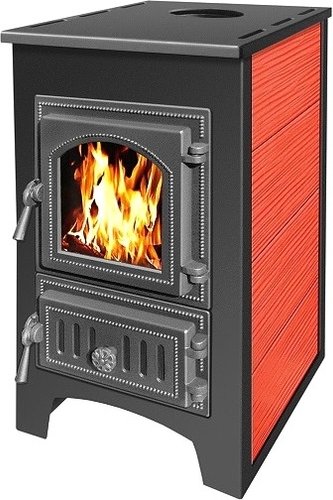 Свободностоящая печь-камин Везувий ПК-01(270) 9 кВт (красный)