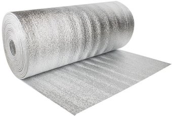 Теплоизоляция Тепофол С двух сторон 10 мм x 1.2 м x 15 м