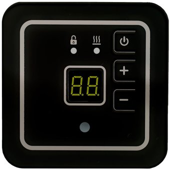 Терморегулятор ЭргоЛайт ТР-ARROTONDATO (черный)