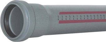 Труба Ostendorf HTEM - труба с раструбом 40x1500 111050 (1.5 м)