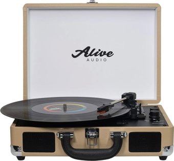 Виниловый проигрыватель Alive Audio Glam Latte