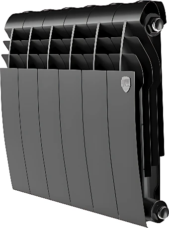 Биметаллический радиатор Royal Thermo Biliner B 350 Черный - 6 секций