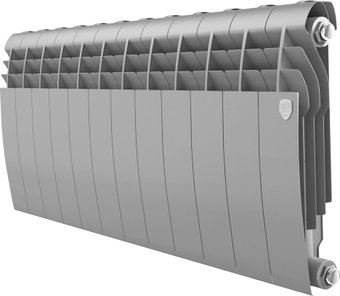 Биметаллический радиатор Royal Thermo Biliner B 350 Серебристый - 12 секций