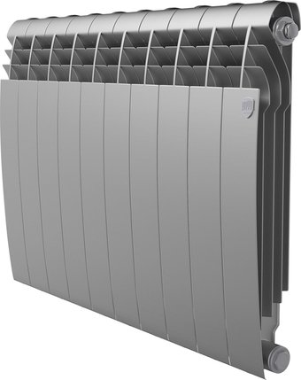 Биметаллический радиатор Royal Thermo Biliner B 500 Серебристый - 10 секций