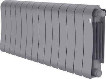 Биметаллический радиатор Royal Thermo Infinity 300 Silver Satin VR80 - 6 секций