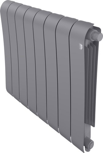 Биметаллический радиатор Royal Thermo Infinity 500 Silver Satin VR80 - 8 секций