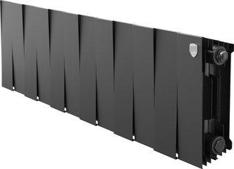 Биметаллический радиатор Royal Thermo PianoForte 200 Черный - 12 секций