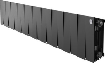 Биметаллический радиатор Royal Thermo PianoForte 200 Черный - 20 секций
