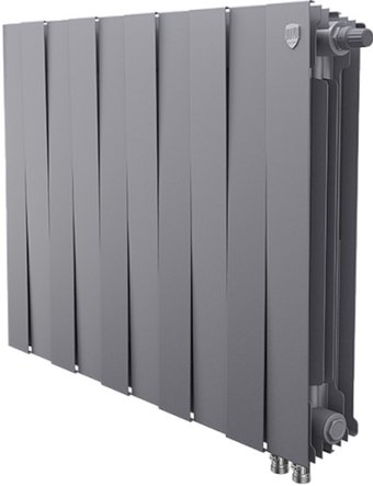 Биметаллический радиатор Royal Thermo PianoForte 500 VDR Silver Satin (10 секций)
