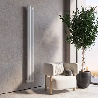 Дизайн-радиатор Faberg Extra 3 (8 секций, белый RAL-9016)