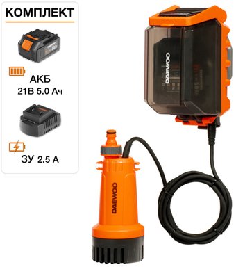 Дренажный насос Daewoo Power DHP 2021Li Set (с 1-им АКБ)