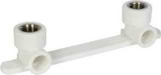 Фитинг Firat отвод двойной с креплением 20х1/2" 7780020128