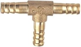 Фитинг RockForce Разветвитель T-образный елочка 10 мм RF-E102-6-5