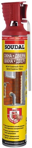 Монтажная пена Soudal Окна двери Genius Gun 750 мл