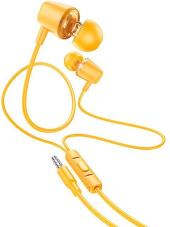 Наушники Hoco M107 (желтый)