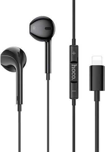 Наушники Hoco M111 Lightning (черный)