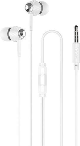 Наушники Hoco M70 (белый/серебристый)