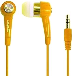 Наушники LongLife E107 (с микрофоном, оранжевый)
