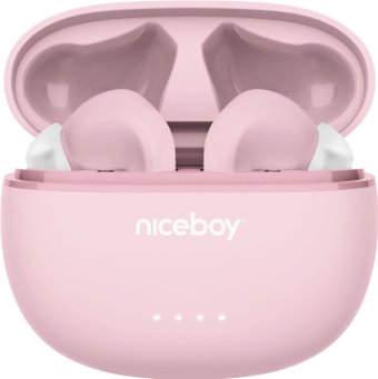 Наушники Niceboy Hive Pins 3 (розовый)