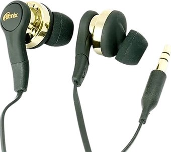 Наушники Ritmix RH-131 (черный/золотистый)
