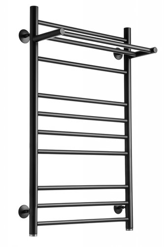 Полотенцесушитель Ростела Свирель V+ 1" 11 перекладин 50х100 см (черный)