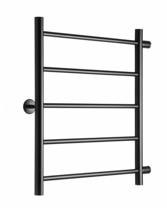 Полотенцесушитель Ростела Виктория боковое подключение 1" 5 перекладин 50х60 см (черный)