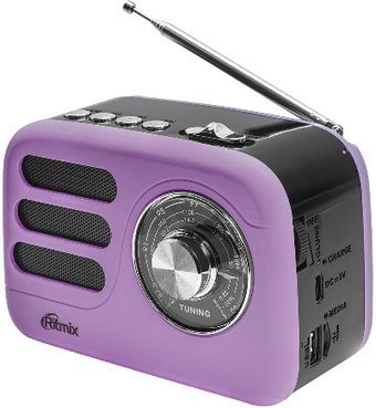 Радиоприемник Ritmix RPR-033 (лавандовый)