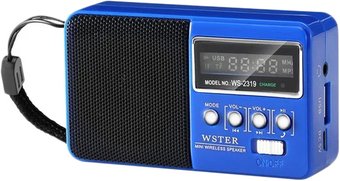 Радиоприемник Wster WS-2319 (синий)