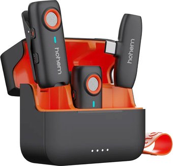 Радиосистема Hohem MIC-01 USB Type-C (2TX+1RX, черный)