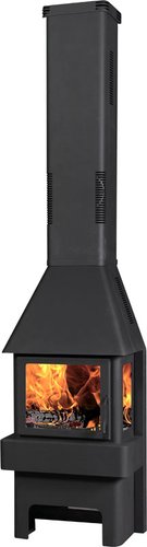 Свободностоящая печь-камин ЭкоКамин Бавария Три стекла (ПКТ 031)