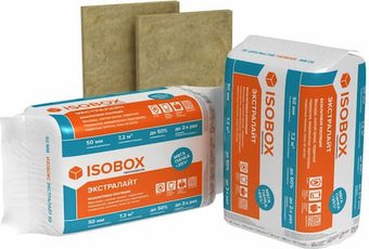 Теплоизоляция ISOBOX Экстралайт 800x600x100 мм 3.84 кв.м.